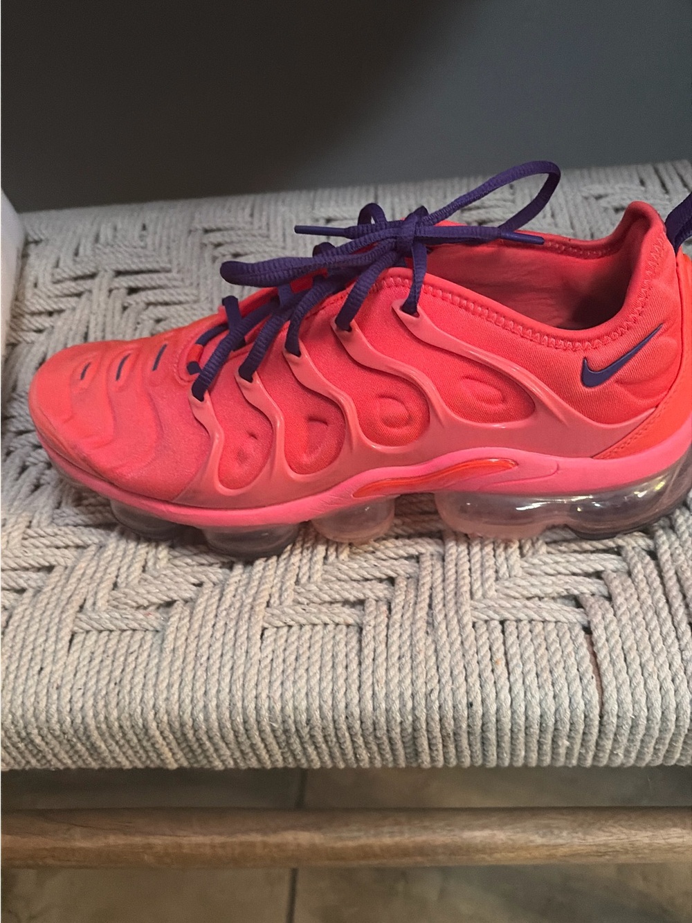 Nike Pink and Purple VaporMax-Style Athletic Sneaker 10